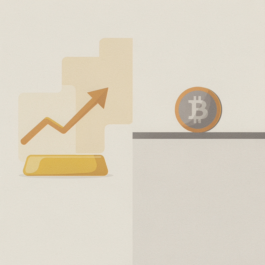 "When Gold Rallies and Bitcoin Sits Still: What Friday's Safe-Haven Split Reveals"