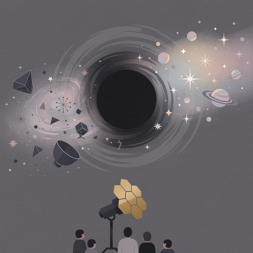 "Black Holes Are Cosmic Recyclers, and JWST Has the Proof"