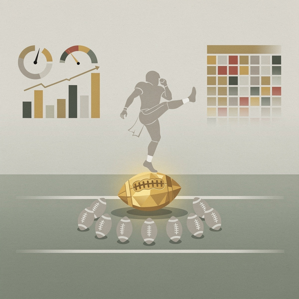 "Why Brandon Aubrey is fantasy football's '1 of 1' — and what kicker rankings actually measure"