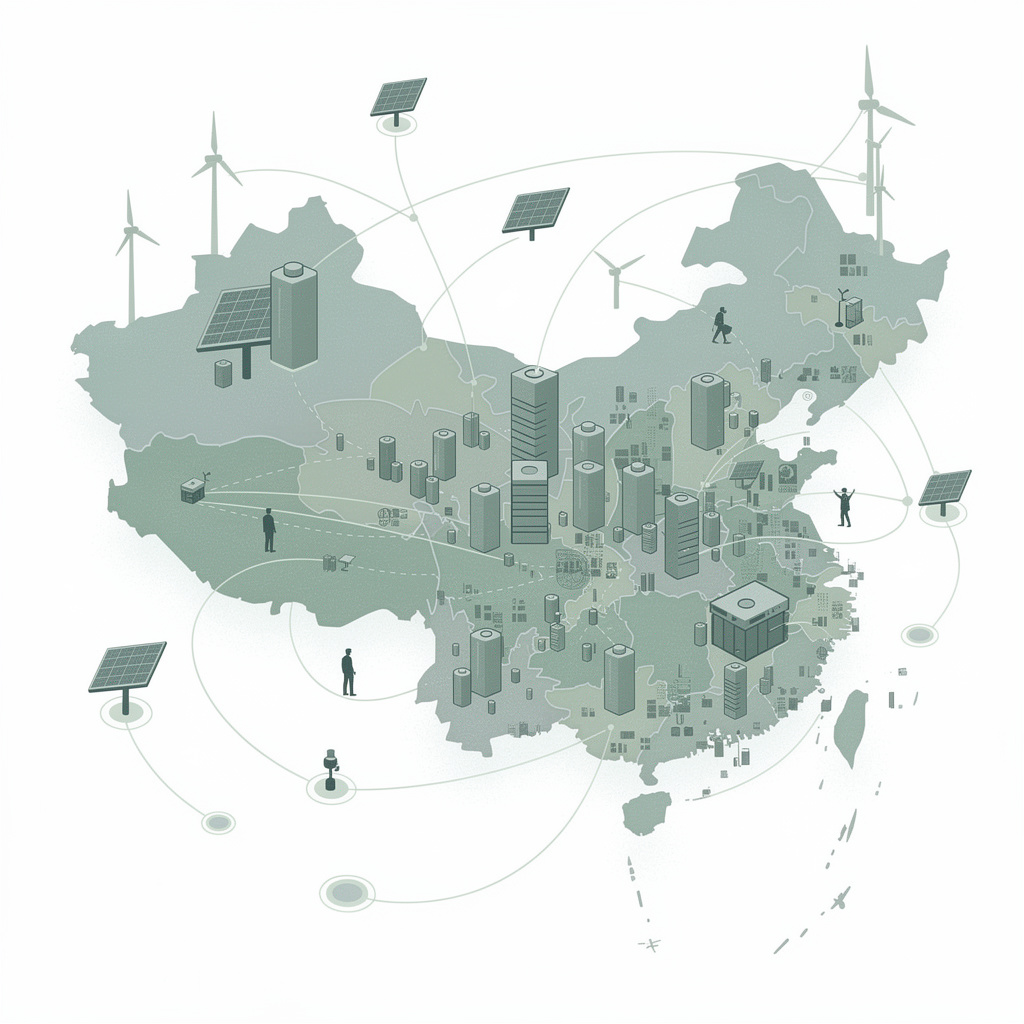 "A new map of China's cleantech sector shows it's really one giant bet on batteries"
