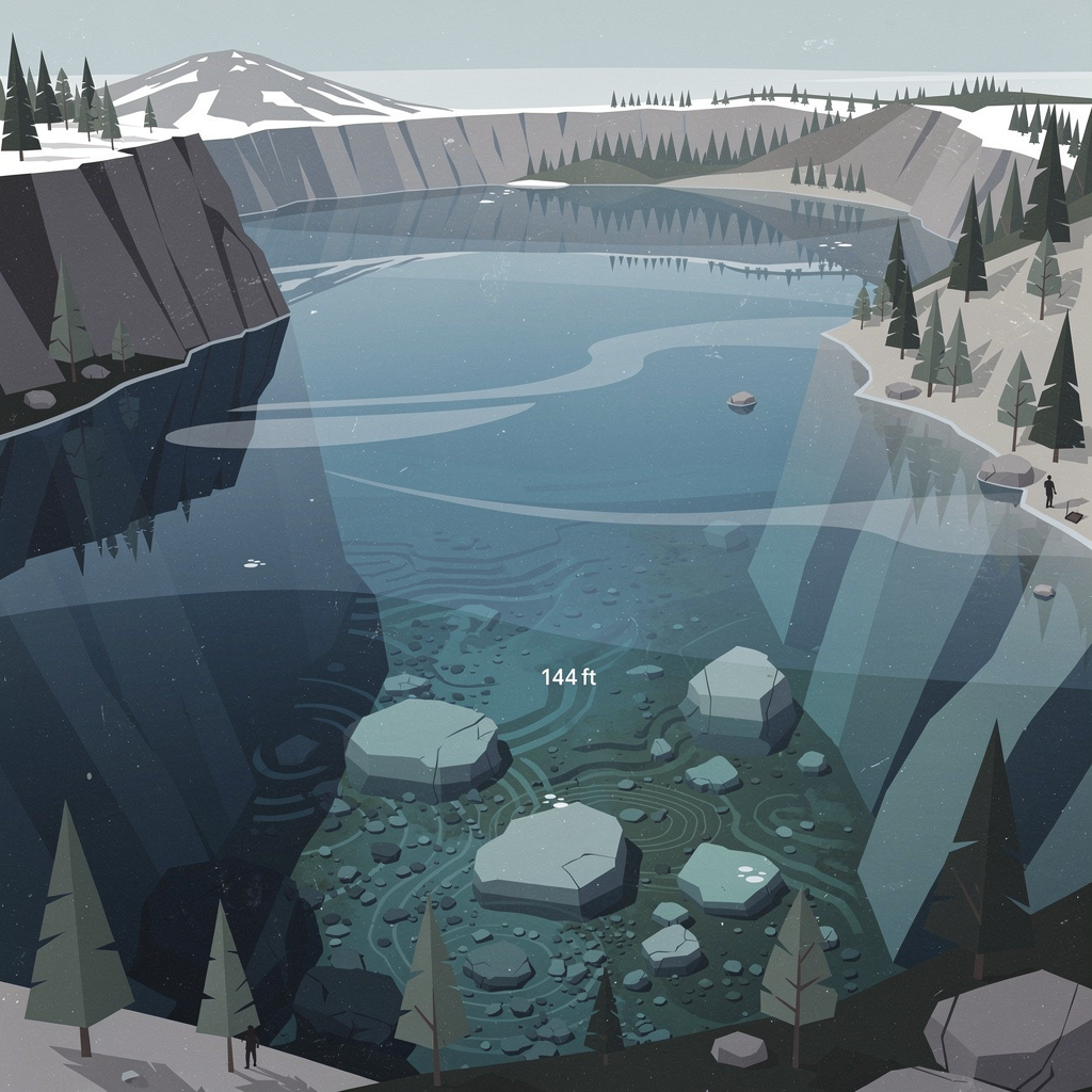 "These Lakes Are So Clear You Can See the Bottom from 14 Stories Up"