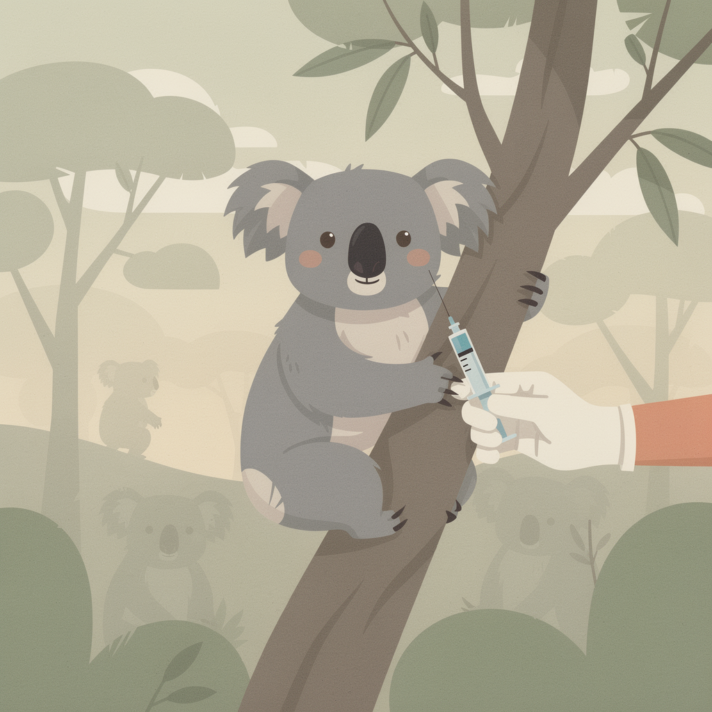 "A Koala Named Bamse Just Got the Shot That Could Save His Species"