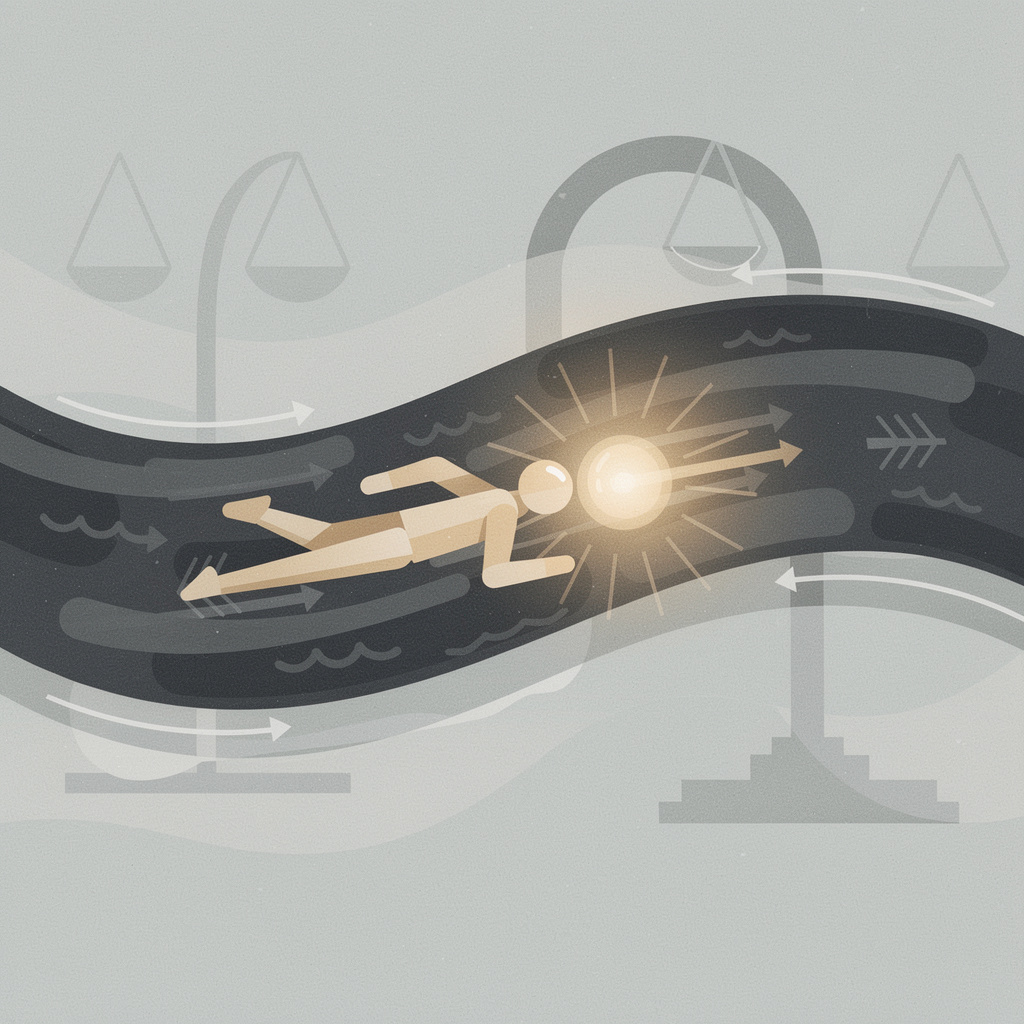 "Light 'swims' upstream: how a photon swimmer sidestepped Newton's third law"