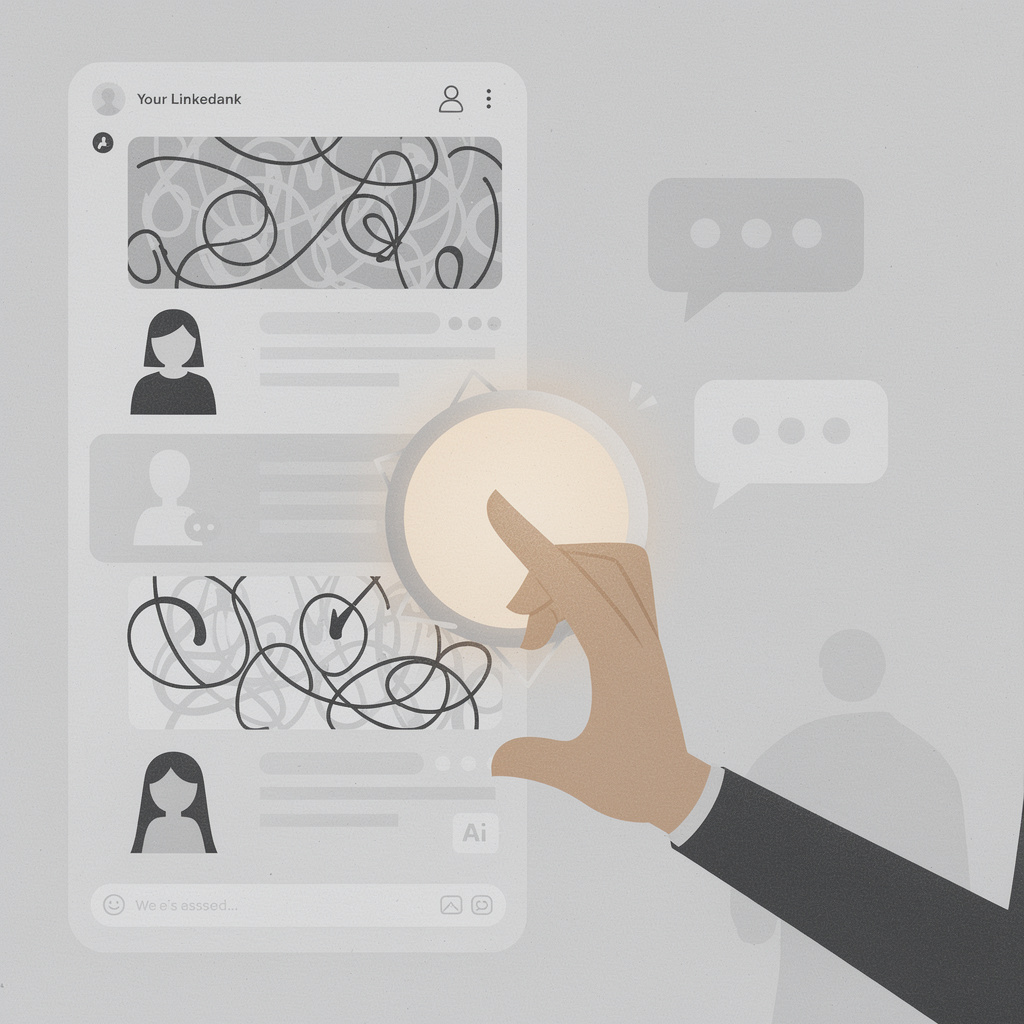 "LinkedIn's 'AI slop' button is working, and the irony runs deep"