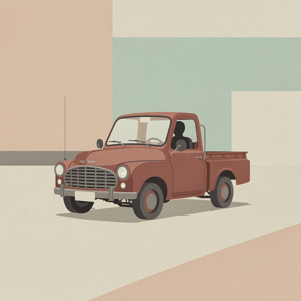 "Massimo's Mini Truck: a go-kart wearing a retro pickup's clothes"