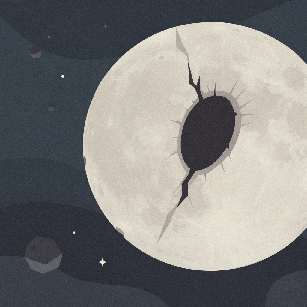 "The Moon just got a new scar: the largest fresh impact crater ever found"