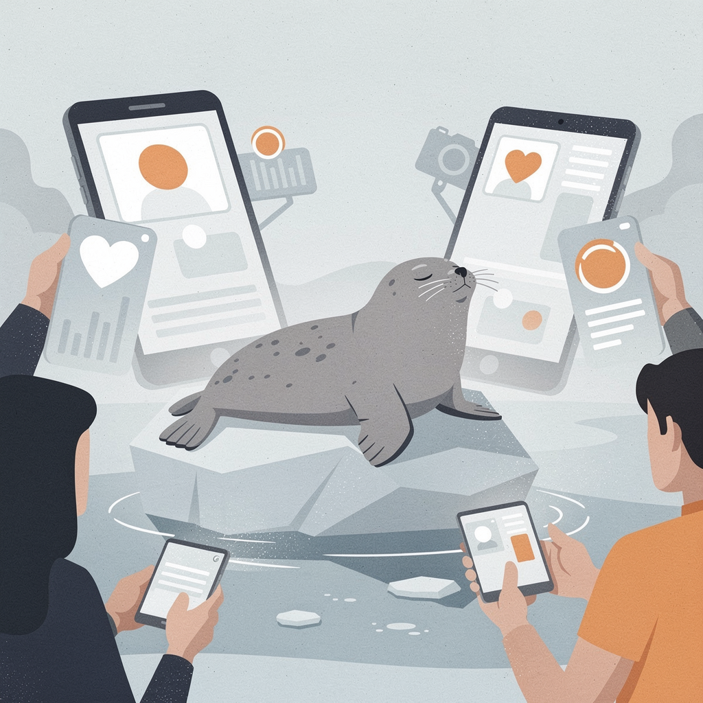"Neil the Seal Has 1.4 Million Followers and Zero Idea"
