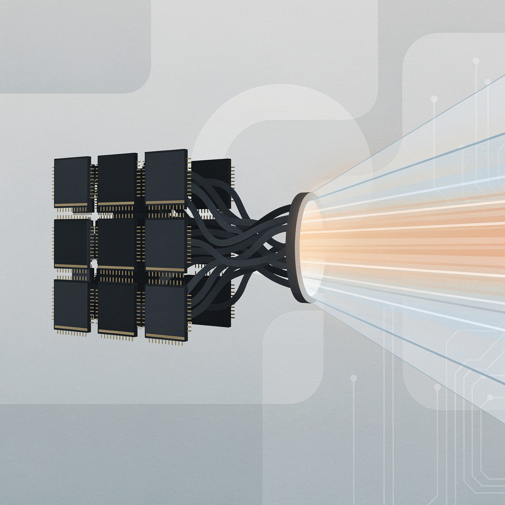 "AI's Next Bottleneck Is the Wire Between the Chips — and Optics Are the Fix"