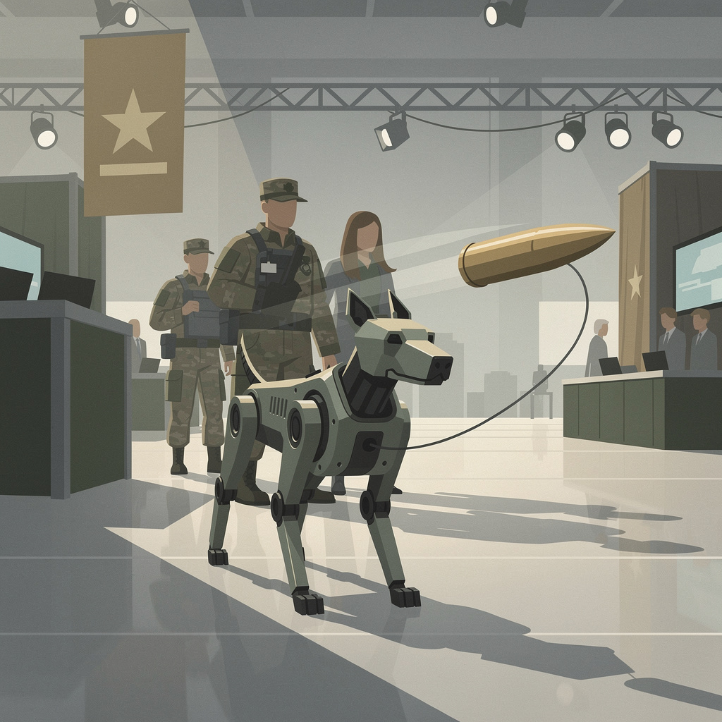 "A Robot Dog That Takes the Bullet: The Army's Quiet Race Toward Autonomy"