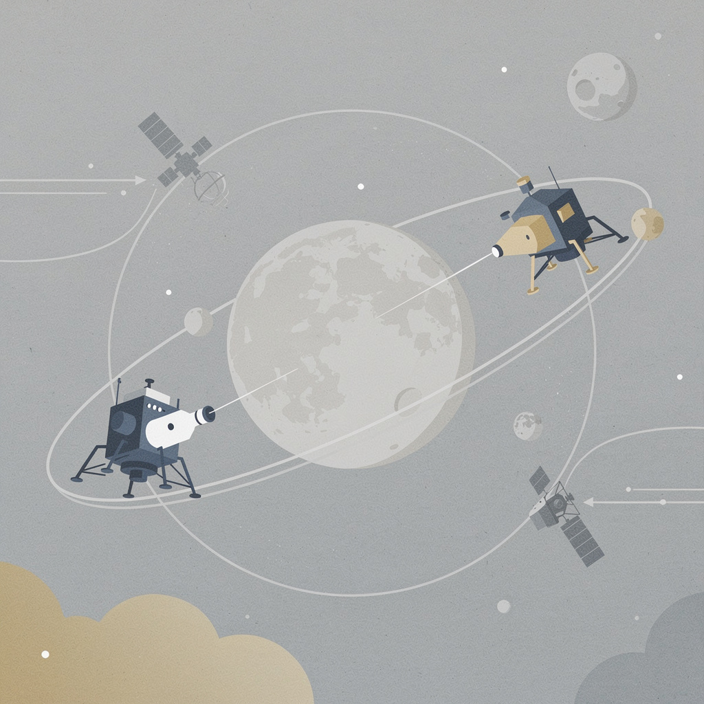 "Two Lunar Landers, One Orbit: The Artemis 'Face-Off' Is Really a Rehearsal"