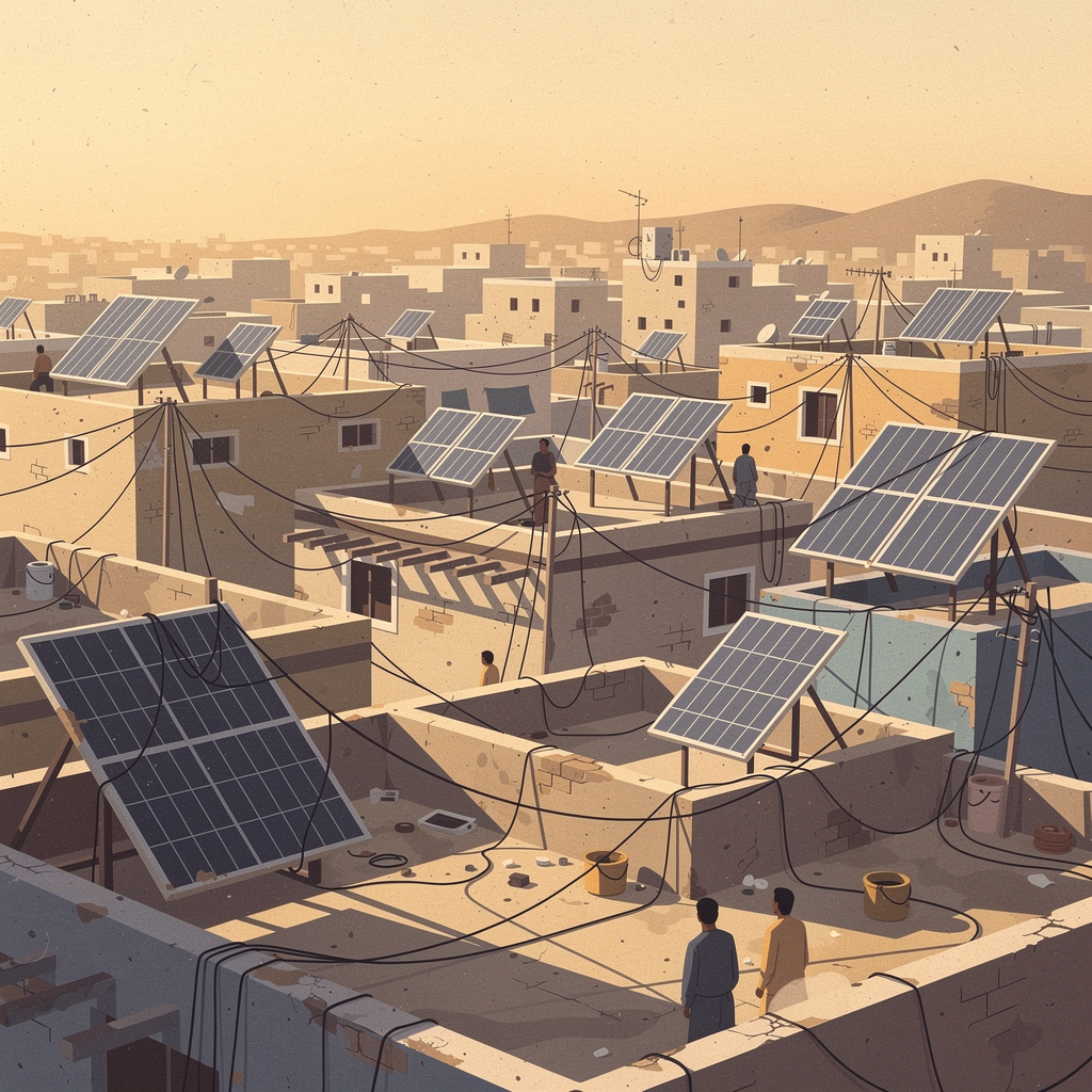 "Yemen's Makeshift Power Grid Runs on Sunlight and Sheer Will"